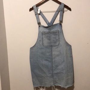 Jean overall dress size XL 90s vibes!! Lizzie McGuire would be proud